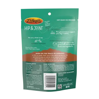  Zuke&#039;s Hip &amp; Joint Peanut Butter &amp; Oats Recipe Dog Treats