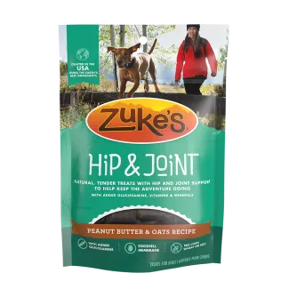  Zuke&#039;s Hip &amp; Joint Peanut Butter &amp; Oats Recipe Dog Treats