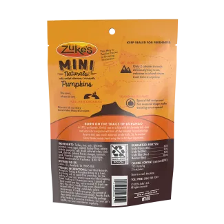 Zuke’s Mini Naturals Pumpkins Turkey &amp; Pumpkin Recipe Dog Treats
