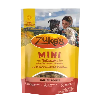 Zuke&#039;s Mini Naturals Salmon Recipe Dog Treats