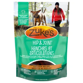Zuke’s Hip &amp; Joint Chicken Recipe Dog Treats - Gâteries d&#039;entraînement Zuke&#039;s Hanches et articulations Support Recette de poulet