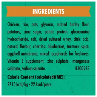 Zuke’s Hip &amp; Joint Chicken Recipe Dog Treats - Ingredients