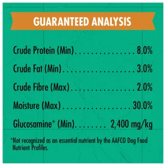 Zuke’s Hip &amp; Joint Chicken Recipe Dog Treats - guaranteed analysis