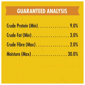 Zuke’s Mini Naturals Chicken Recipe Dog Treats - guaranteed analysis