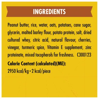 Zuke&#039;s Mini Naturals Peanut Butter and Oats Recipe Dog Treats - ingredients